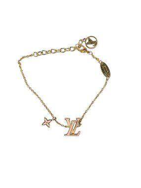 Louis Vuitton Bracelet LV Iconic Gold Plated Pink